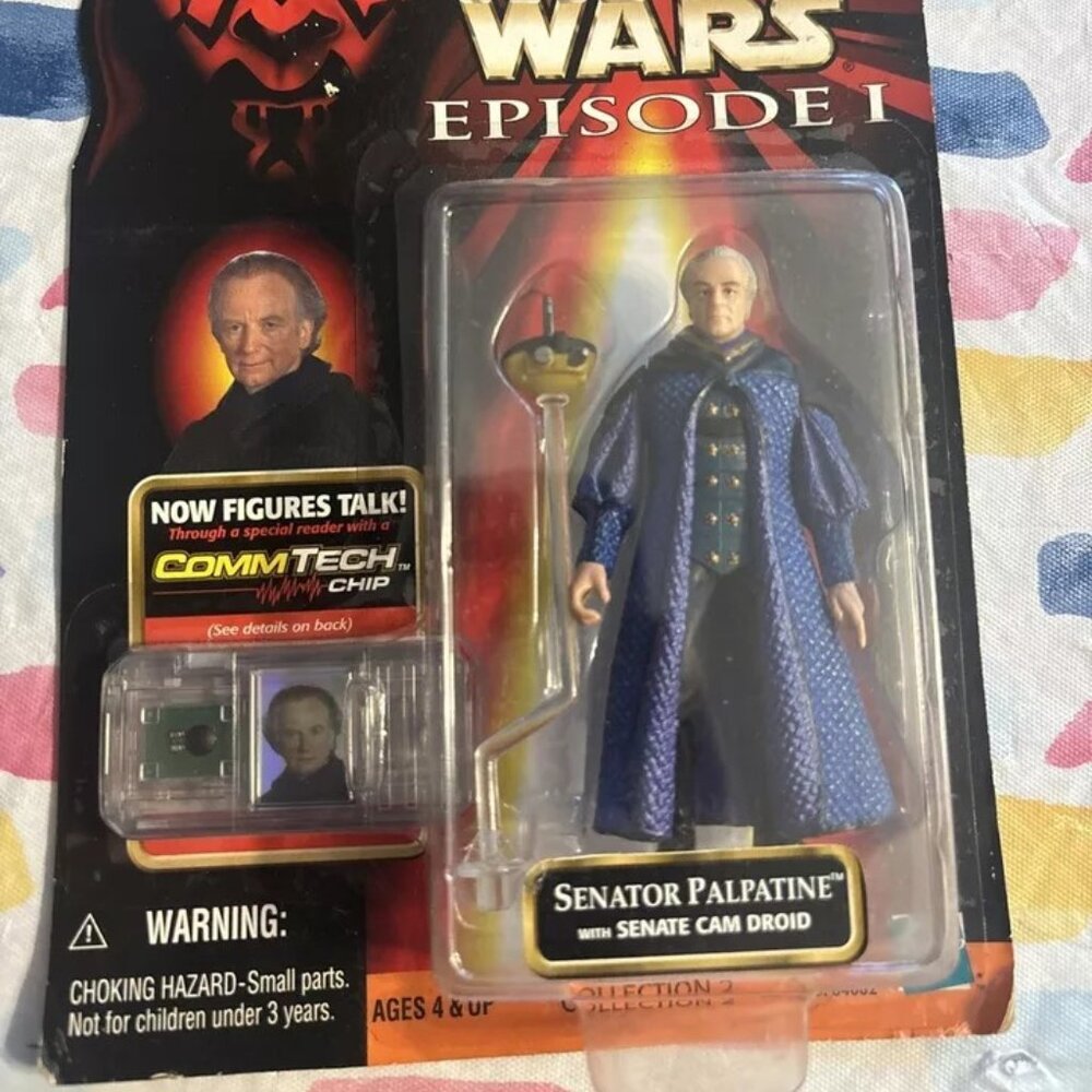 Hasbro Senator Palpatine With Senate Cam Droid Action Figure NEW CHIP